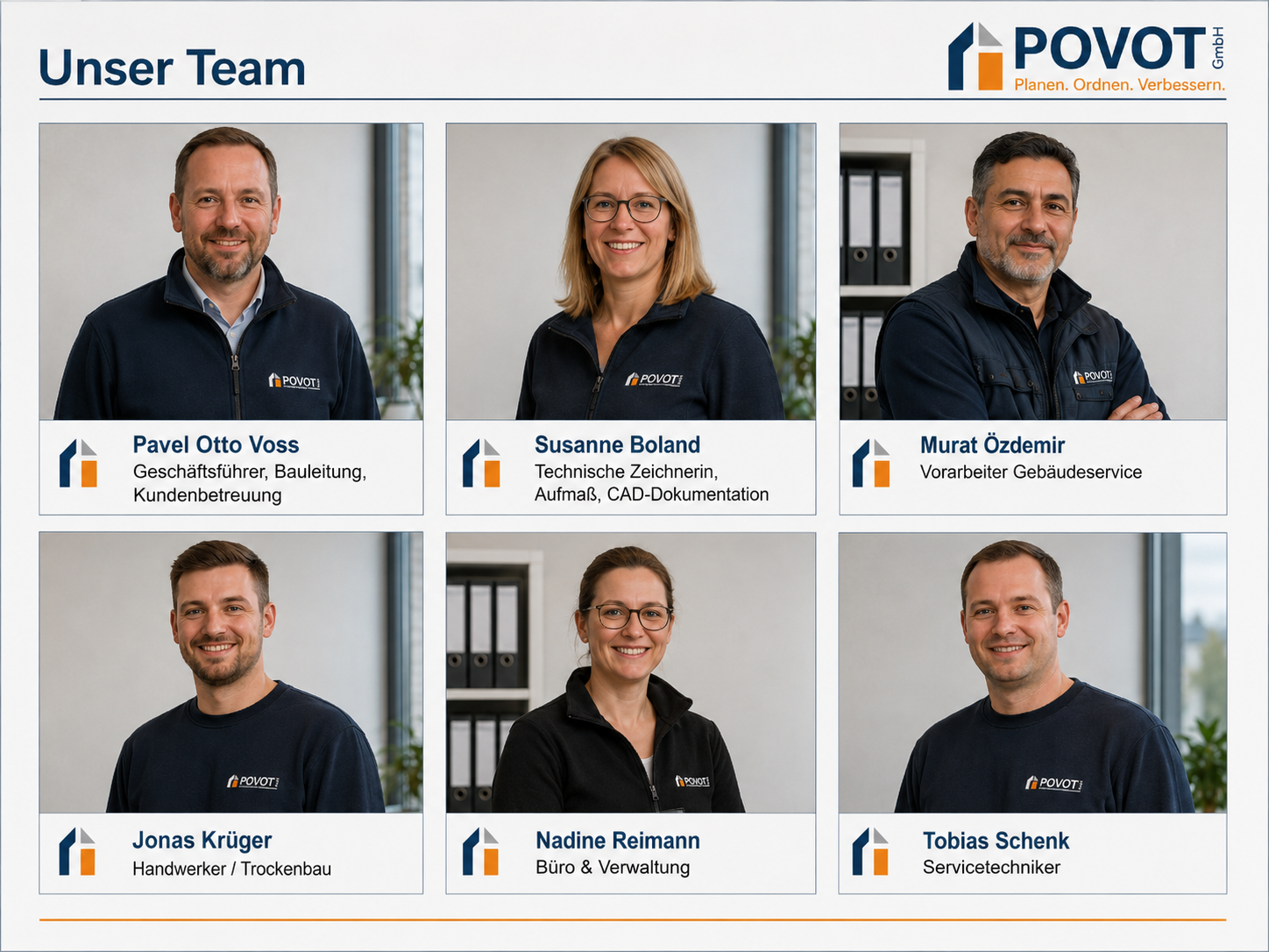 Teamprofile der POVOT GmbH